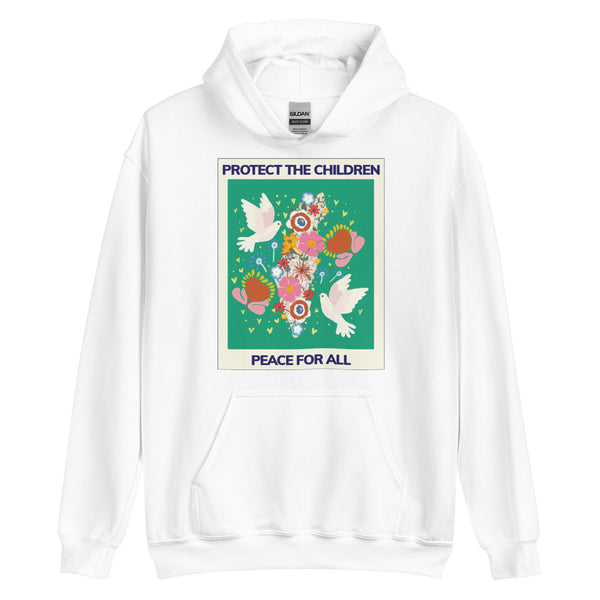 All white online sweatshirt